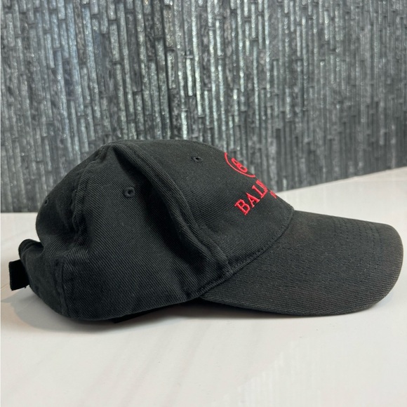 SOLD❣️Authentic Balenciaga BB Mode Cap Baseball Hat in Black & Red - Picture 7 of 12